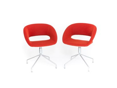 null PORRO ÉDITEUR (ITALIE)

« Conch » modèle conçu en [2008]

Paire de chaises pivotantes....