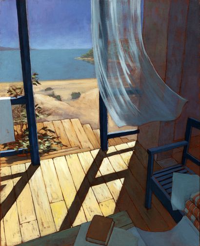 null Jean PIERSON (né en 1964)

Terrasse méditérranéenne, 1996

Acrylique sur toile...