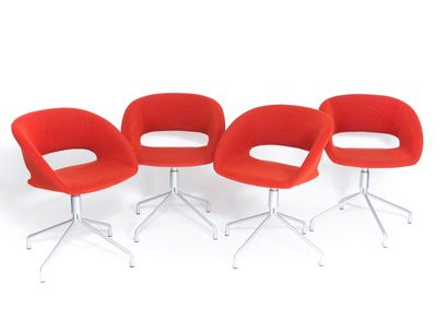 null PORRO ÉDITEUR (Italie)

« Conch » modèle conçu en [2008]

Suite de quatre chaises...