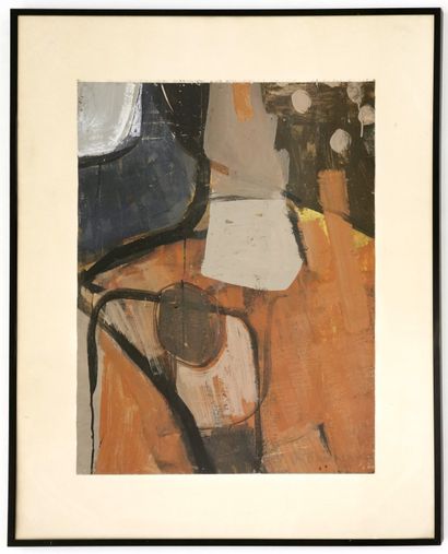 null René DUCHESNE (20th century school)

Abstract composition

Mixed media on paper...