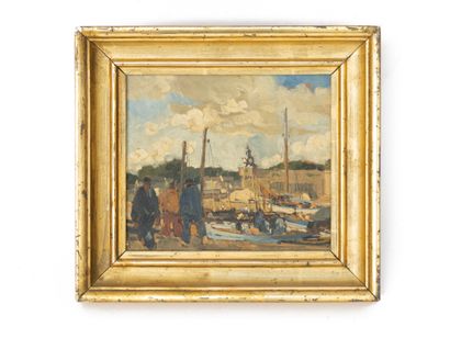 null Robert YAN (1901-1994)

Port breton

Huile sur carton signée

19,5 x 24 cm
...