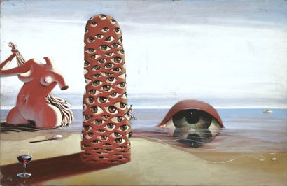 null Troels MARSTRAND [Danish] (1919-1992)

Surrealist Beach

Acrylic on canvas signed

65...