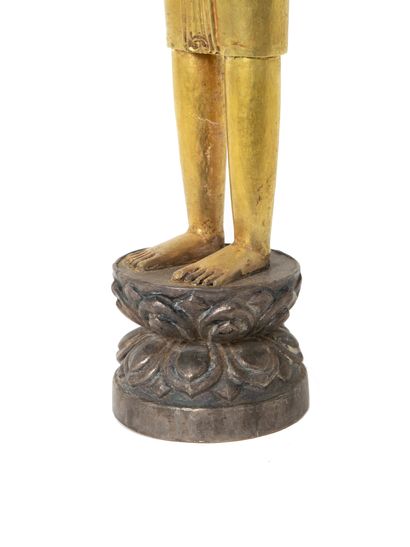 null Vietnam, XIXe siècle 

Élégante et unique figure de Shiva en or et argent dans...