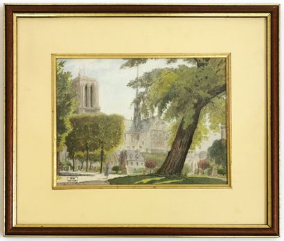 null Daniel ROGIER (1893-1960)

Notre-Dame de Paris

Watercolour on paper signed...
