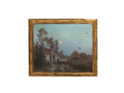 null Gustave GUIGNERY (1869-1941)

Bergère et ses moutons

Huile sur toile signée...