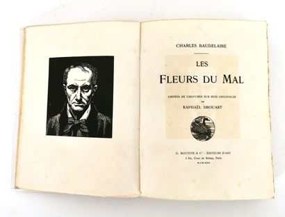 null Charles BAUDELAIRE - LES FLEURS DU MAL, with woodcuts by Raphaël DROUART

Published...