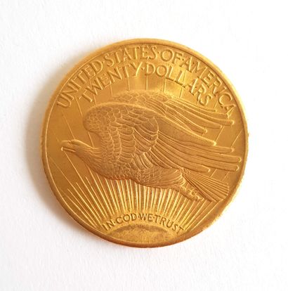 null A 20 dollars gold coin Saint-Gaudens, 1925

Gross weight : 33,4 g.