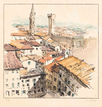 null COSTEY (School of the 20th century)

View of Florence

Lithograph in color signed...