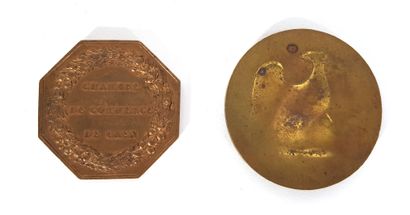 null Napoleonic commemorative medal in the effigy of the imperial eagle, marked "DENON...