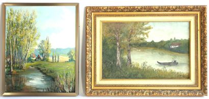 null 20th Century Schools

River Views 

Two oil on canvas signed

41.5 x 33.5 cm...