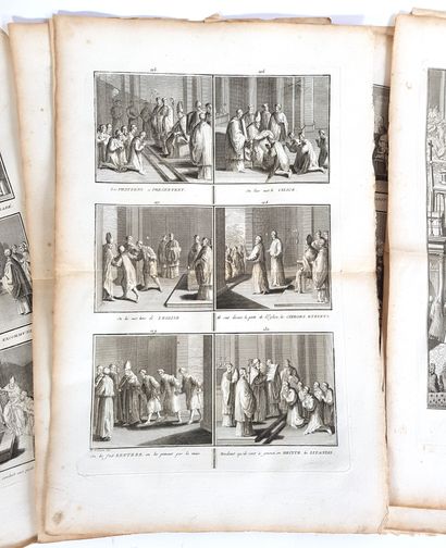 null Bernard PICART (1673-1733)

Suite of twenty-six engravings on catholic customs,...