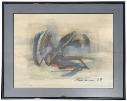 null Bill PARKER [American] (1922-2009)

Composition, 1979

Ink and charcoal on paper...