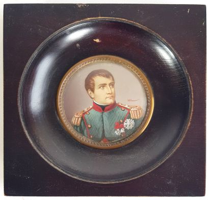 null French school of the 19th century

The Emperor Napoleon I

Round miniature on...