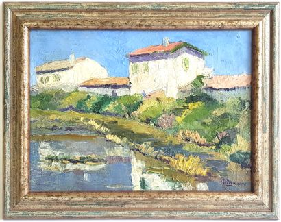 null Louis ARNOUX (1913-2006)

Bord de rivière 

Huile sur toile signée

24 x 33...