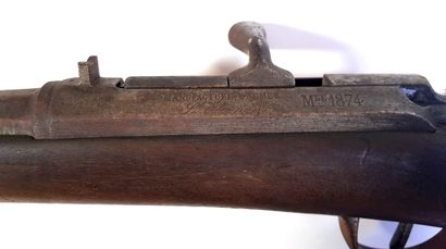 null Modified Chassepot rifle, model 1874 Manufacture Saint-Etienne (n°70703)

L....