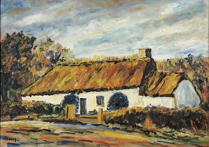 null PRUDOM, Georges PRUD'HOMME said (1927-1992)

The thatched cottage

Oil on isorel...