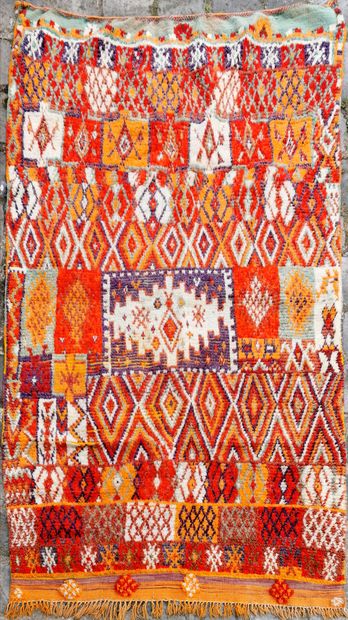 null Old Rabat (Morocco) around 1940/1950.

Technical characteristics: Wool velvet...