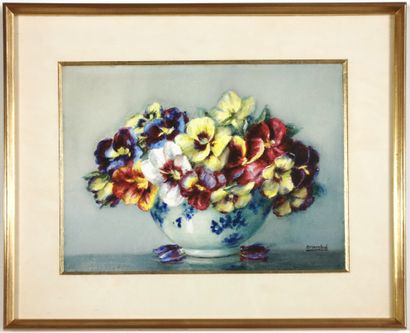 null Isodore ROSENSTOCK (1880-1956)

Bouquet of thoughts

Watercolor on paper signed

27...