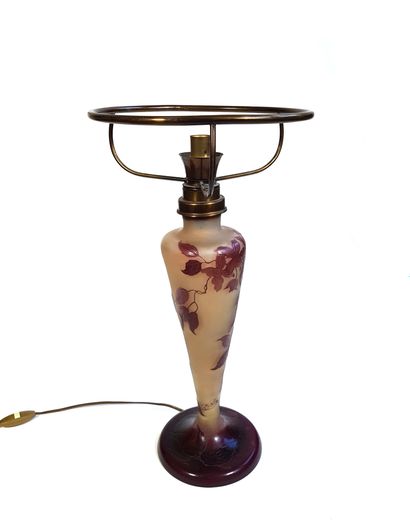 null GALLÉ ESTABLISHMENTS (1904-1936)

"Clématites" (Clematis)

Table lamp called...