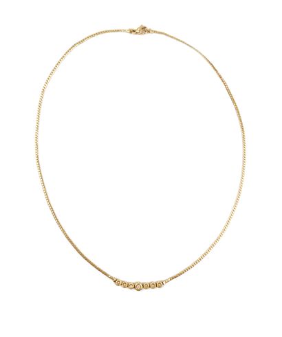 null Necklace Tour de cou in yellow gold 18K (750 thousandths) with English stitch...