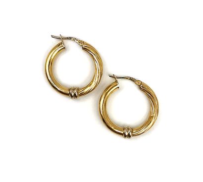 null Pair of creole in yellow gold 18K (750 thousandth)

Gross weight: 2,7 g.