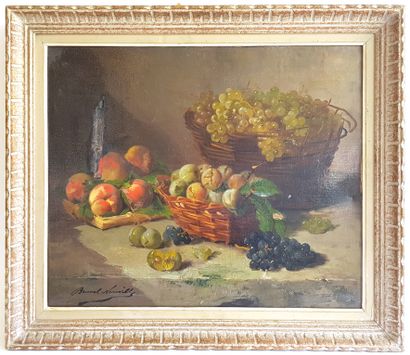 null Alfred BRUNEL de NEUVILLE (1852-1941)

Still life with fruits

Oil on canvas...