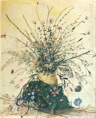 null Louis TOUCHAGUES (1893-1974)

Bouquet de fleur

Huile sur panneau signée

54,5...