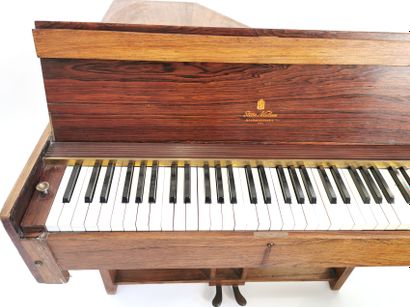 null STEEN NIELSEN Hammerspinet

Pianoforte / harpsichord with rosewood case, a pull-tab...