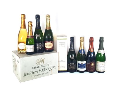 null Lot of thirteen bottles of Champagne including two vintage 2006, one half-bottle...