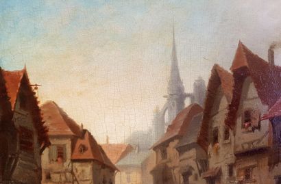 null Léonard SAURFELT (1840-1902)

Vue de ville normande

24 x 32,5 cm

Encadré