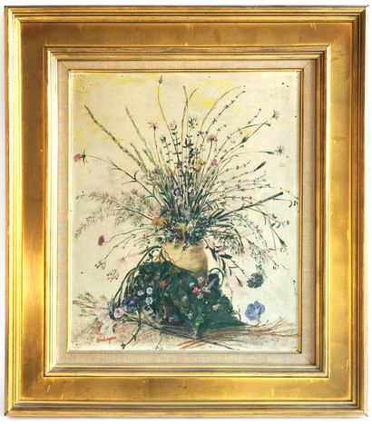 null Louis TOUCHAGUES (1893-1974)

Bouquet de fleur

Huile sur panneau signée

54,5...