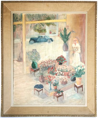 null School of the 20th century

The Flower Merchant

Oil on canvas 

88 x 70 cm

Framed,...