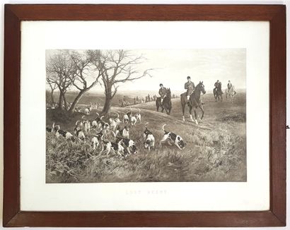 null Hunting with hounds

After Heywood HARDY (1842-1933)

Lost scent 

English photogravure,...