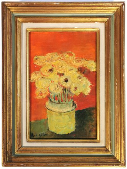 null M. L. LORIN (20th century school)

Bunch of flowers

Oil on canvas signed

22...