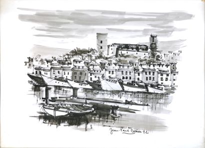 null Jean-Paul DENIER (20th century school)

The port, 1972

Ink on paper signed...
