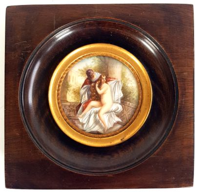 null 19th century school

Oriental Nude at the Bath

Round miniature on ivory signed...