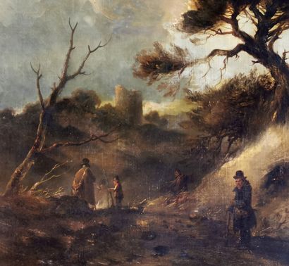 null Johannes TAVENRAAT (1809-1881)

Paysage par un temps orageux

Huile sur toile...