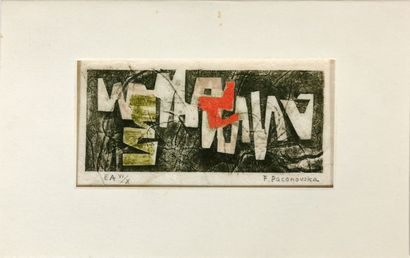 null Felicia PACANOWSKA [polonaise] (1907-2002)

Composition

Lithographie sur papier...