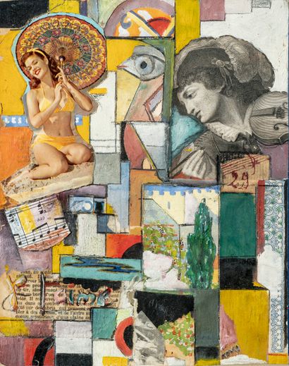 null Philippe KOVO (born in 1952)

I love you

Collage, gouache and mixed media on...