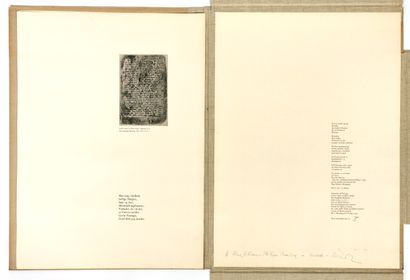 null Richard MORTENSEN [danois] (1910-1993)

Voluspa, 1965

Album de dix sérigraphies...