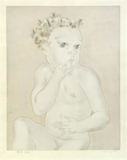 Léonard Tsuguharu FOUJITA (1881-1968) 
Enfant...