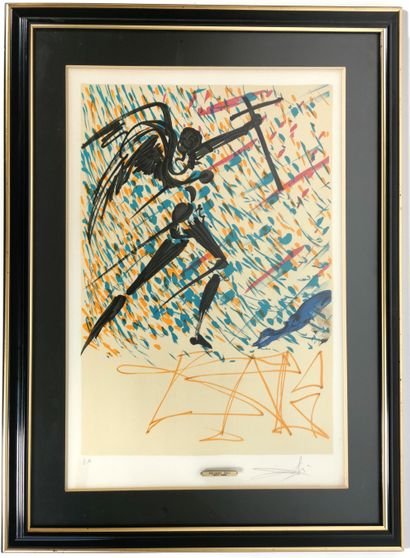 null D’après Salvador Dali (1904-1989)

L’archange à la croix de la série des Vitraux

Lithographie...