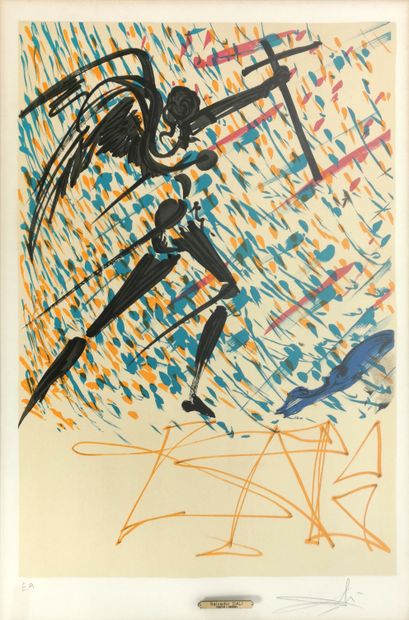 null D’après Salvador Dali (1904-1989)

L’archange à la croix de la série des Vitraux

Lithographie...