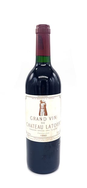 1 bouteille Château Latour 1992, GCC1 Pauillac...