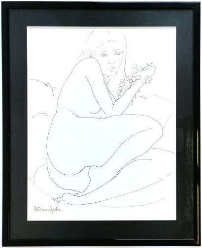 null Alain BONNEFOIT (born in 1937)

Female nude with a bunch of grapes

Lithograph...