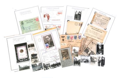 null SET OF HISTORICAL DOCUMENTS ON THE RESISTANCE AND GENERAL DE GAULLE

Lot including...