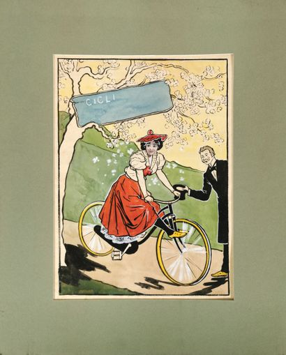 null School of the beginning of the XXth century

The cyclist

Ink and gouache on...