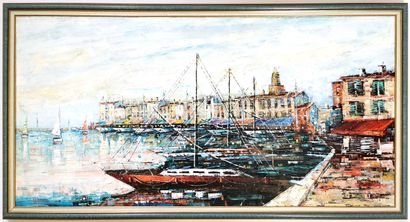 null Harry DEDITCH-DANSKY (School of the XXth century)

The port of Saint Tropez

Oil...