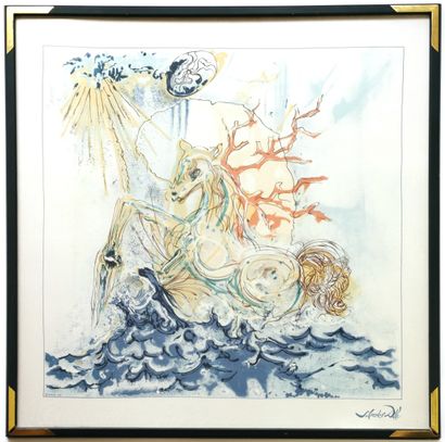 null After Salvador DALI (1904-1989)

Neptune

Serigraph on silk signed in the plate,...