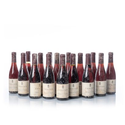 null 16 demi-bouteilles CORTON 

Année : 15 B. de 1988 + 1 B. de 1986

Appellation...